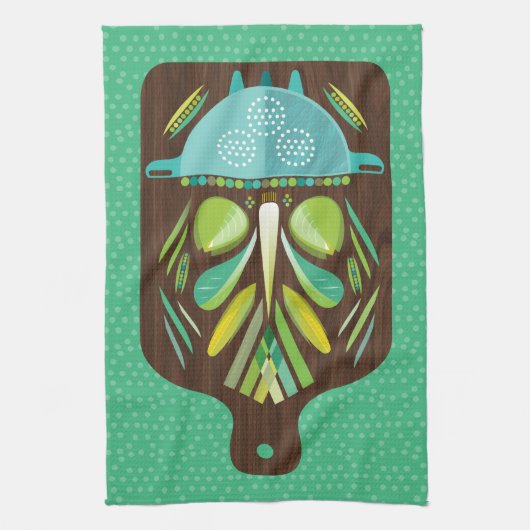 Zuhause Grown Teetuch Geschirrtuch (Vertikal)