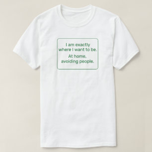 Zuhause (grün) T-Shirt