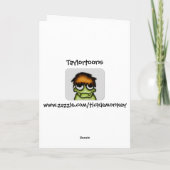 Zuhause Grußkarte Karte (Rückseite)