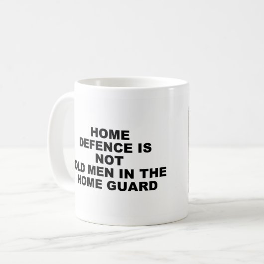 Zuhause Guard Tasse (Vorderseite Links)
