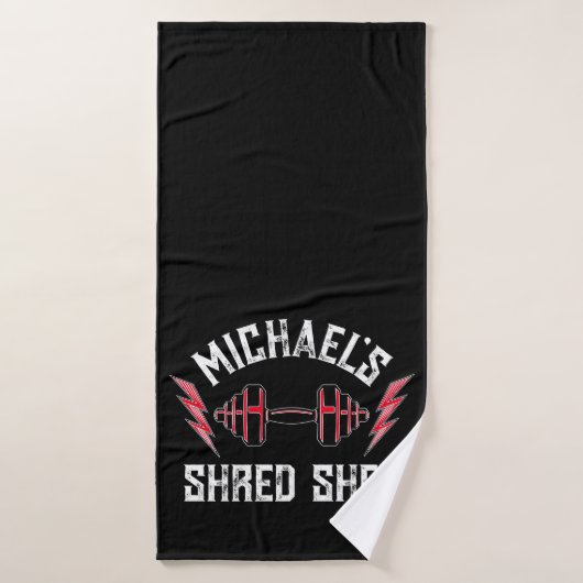 Zuhause Gym Gewicht Personalisierte Fitness heben Badehandtuch (Badehandtuch)