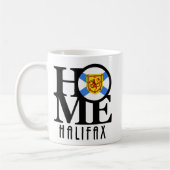 ZUHAUSE Halifax Nova Scotia 11oz Kaffeetasse (Links)