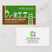 Zuhause Handyman Border General Contractor Visitenkarte (Vorne/Hinten)