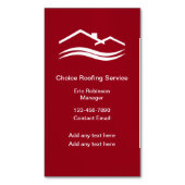 Zuhause Handyman Construction Magnetic Business Ca Magnetische Visitenkarte (Vorderseite Vertikal)