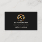 Zuhause Handyman Reparaturwerkzeuge Gebäude Visitenkarte (Rückseite)