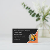 Zuhause Handyman Services Modern Visitenkarte (Stehend Vorderseite)