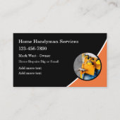 Zuhause Handyman Services Modern Visitenkarte (Vorderseite)