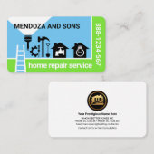 Zuhause Handyman Tools Landscape Visitenkarte (Vorne/Hinten)