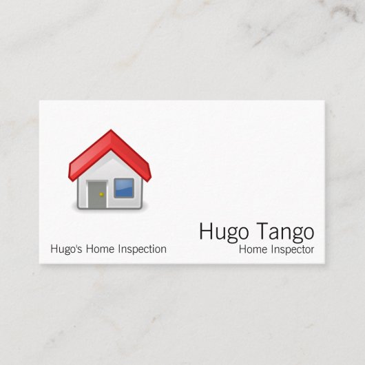 Zuhause/Haus/Tango Visitenkarte (Vorderseite)