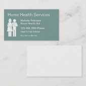 Zuhause Health Aide Business Cards Visitenkarte (Vorne/Hinten)