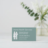 Zuhause Health Aide Business Cards Visitenkarte (Stehend Vorderseite)