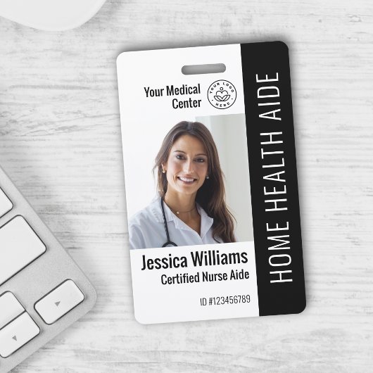 Zuhause Health Aide Certified Nurse Aide Foto ID Ausweis