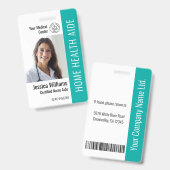 Zuhause Health Aide Certified Nurse Aide Foto ID B Ausweis (Front & Back)