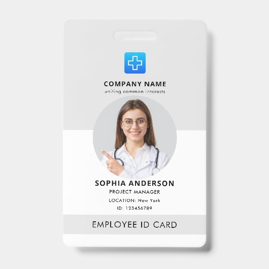 Zuhause Health Aide Certified Nurse Aide Foto ID B Ausweis (Vorderseite)