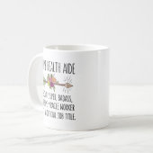 Zuhause Health Aide HHA Geschenkidee Kaffeetasse (Vorderseite Links)