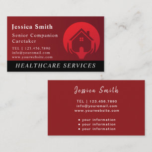 Zuhause Health Business Card Visitenkarte
