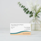 Zuhause Health Business Cards Visitenkarte (Stehend Vorderseite)