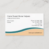 Zuhause Health Business Cards Visitenkarte (Vorderseite)
