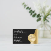 Zuhause Health Business Cards Visitenkarte (Stehend Vorderseite)