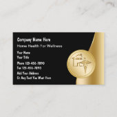 Zuhause Health Business Cards Visitenkarte (Vorderseite)