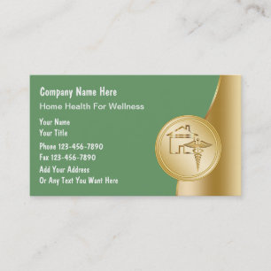 Zuhause Health Business Cards Visitenkarte