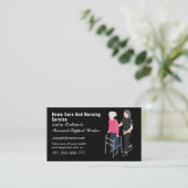 Zuhause Health Care Business Card Visitenkarte (Stehend Vorderseite)