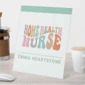 Zuhause Health Care Krankenpflege Pflegepersonal Sockelschild (In Situ)