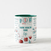 Zuhause Health Care Workers Keramik Tasse (Mittel)