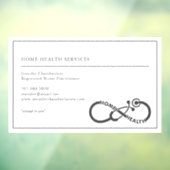 Zuhause Health Nurines Services Stethoscope Fensteraufkleber (Blatt 3)