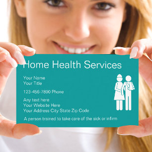 Zuhause Health Nurity Business Cards Visitenkarte
