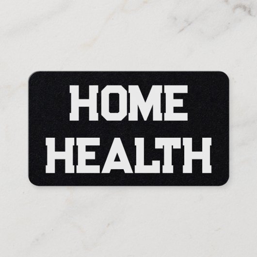 Zuhause Health Nurse Custom QR Visitenkarte (Vorderseite)