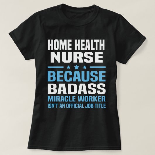 Zuhause Health Nurse T-Shirt (Design vorne)