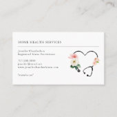 Zuhause Health Nurse Visitenkarte (Vorderseite)