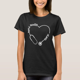 Zuhause Health Nursing Abzeichen Reel Zuhause Heal T-Shirt