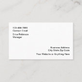 Zuhause Health Nursing Business Cards Visitenkarte (Rückseite)