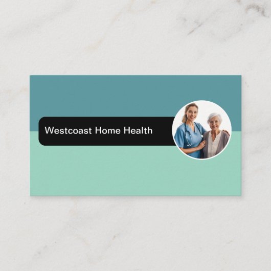 Zuhause Health Nursing Business Cards Visitenkarte (Vorderseite)