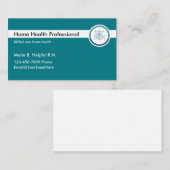 Zuhause Health Nursing Modern Business Cards Visitenkarte (Vorne/Hinten)