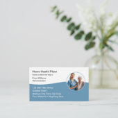 Zuhause Health Nursing Nursing Zuhause Visitenkarte (Stehend Vorderseite)