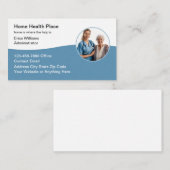 Zuhause Health Nursing Nursing Zuhause Visitenkarte (Vorne/Hinten)