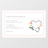 Zuhause Health Nurve Floral Fensteraufkleber (Blatt)