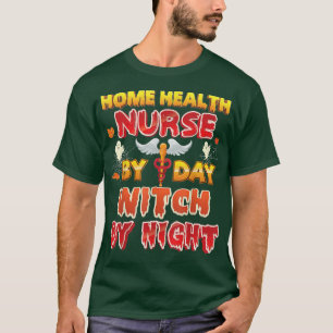Zuhause Health Nury by Day Hexennachtsboo T-Shirt