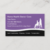 Zuhause Health Nury oder Caregier Business Cards Visitenkarte (Vorderseite)