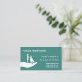 Zuhause Health Visitenkarte (Stehend Vorderseite)