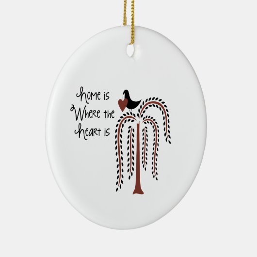 Zuhause Heart Keramik Ornament (Rechts)