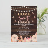 Zuhause Herbstwärmung - Wichtige Blume im Herbst l Einladung (Stehend Vorderseite)