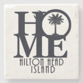ZUHAUSE Hilton Head Island Stone Untersetzer (Vorderseite)