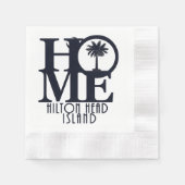 ZUHAUSE Hilton Head Island Stone Untersetzer Serviette (Vorderseite)