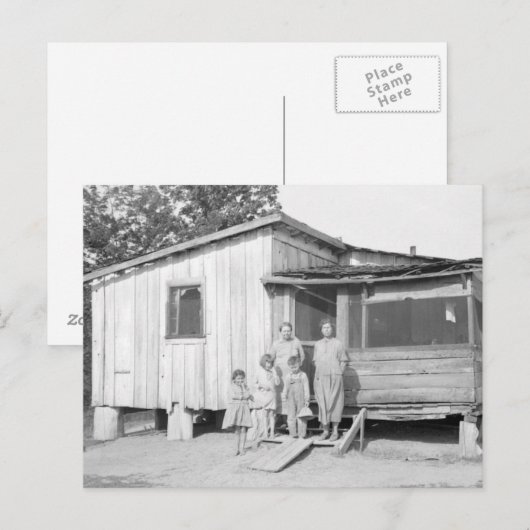 Zuhause History 1928 Postkarte (Vorne/Hinten)