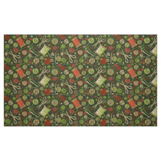 Zuhause Hobby Nähbedarf Collage Pattern Green Stoff (Fat Quarter (45,7 x 55,9 cm))