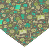 Zuhause Hobby Sew Craft Collage Muster Grüne Münze Kurzer Tischläufer (Ecke)